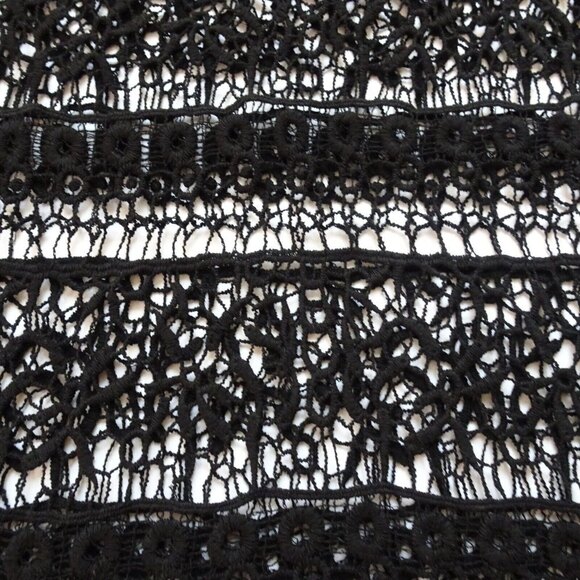 TORRID Women's Lace Crochet Top Pullover Blouse Topper Swim Cover-Up Black 4X 4 - Picture 7 of 12